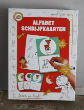Alfabet schrijfkaarten