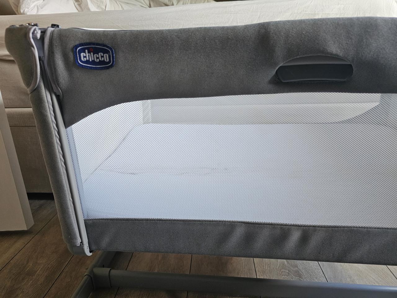 Cosleeper chicco next2me grijs