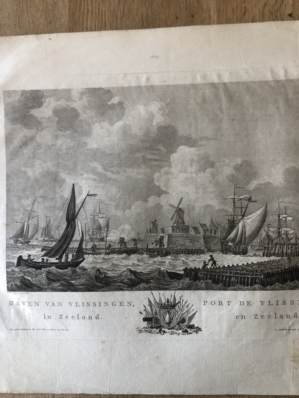 Haven van Vlissingen gravure