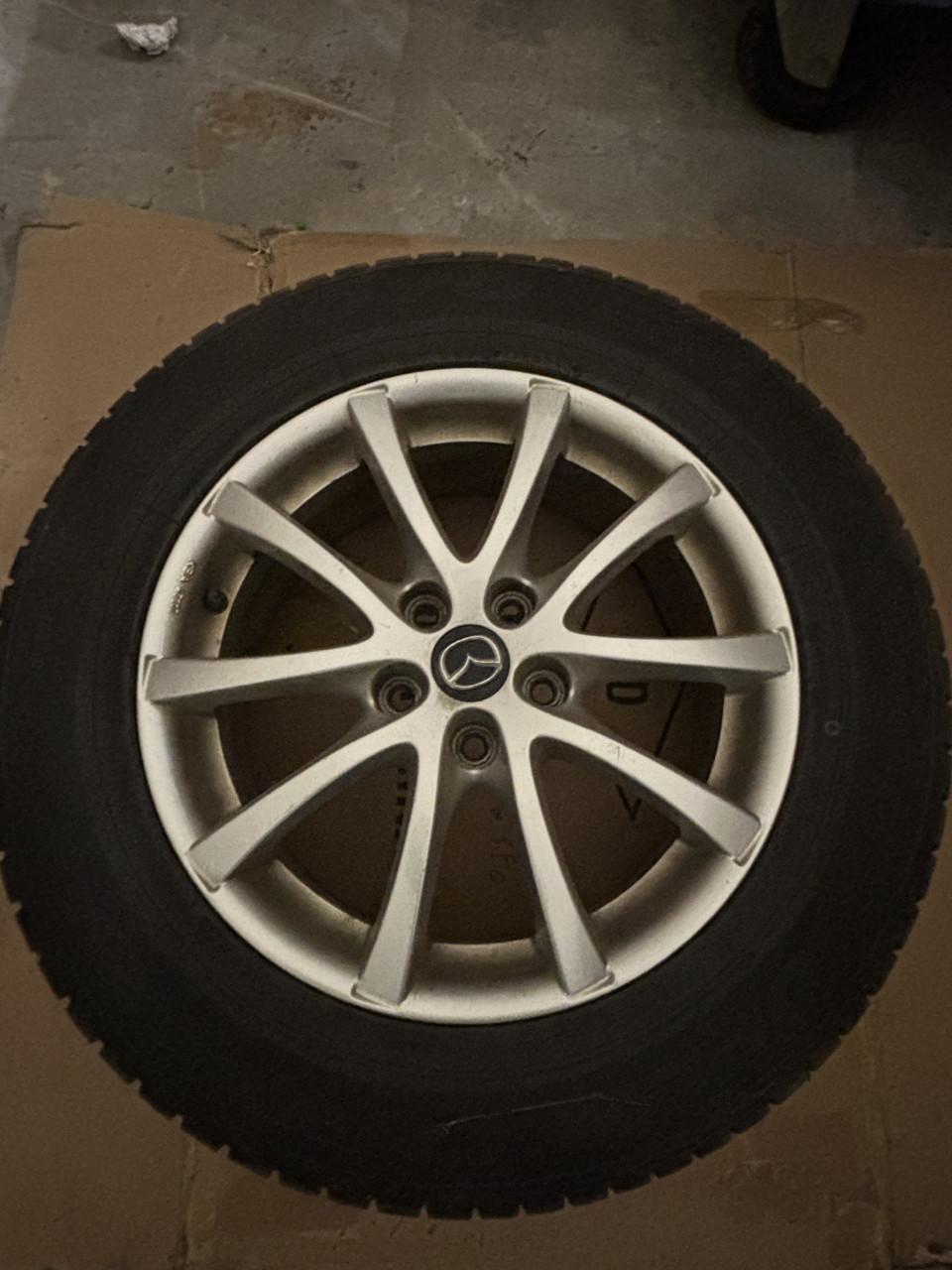 Mazda 225/65 R17 wielen met banden, 4 stuks