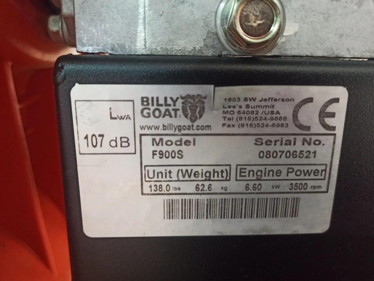 Billy Goat F900s Bladblazer