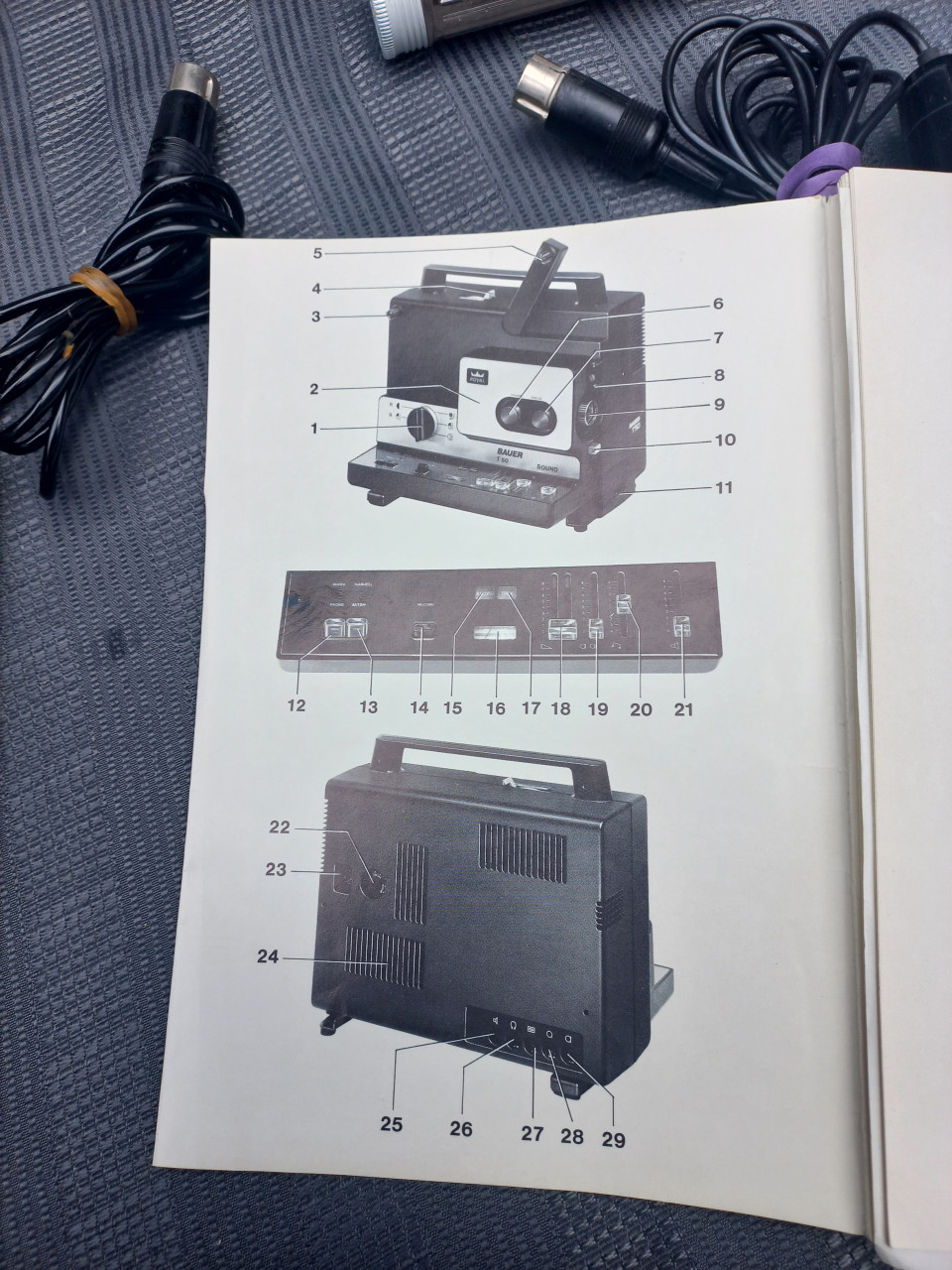 Bauer T50 film projector