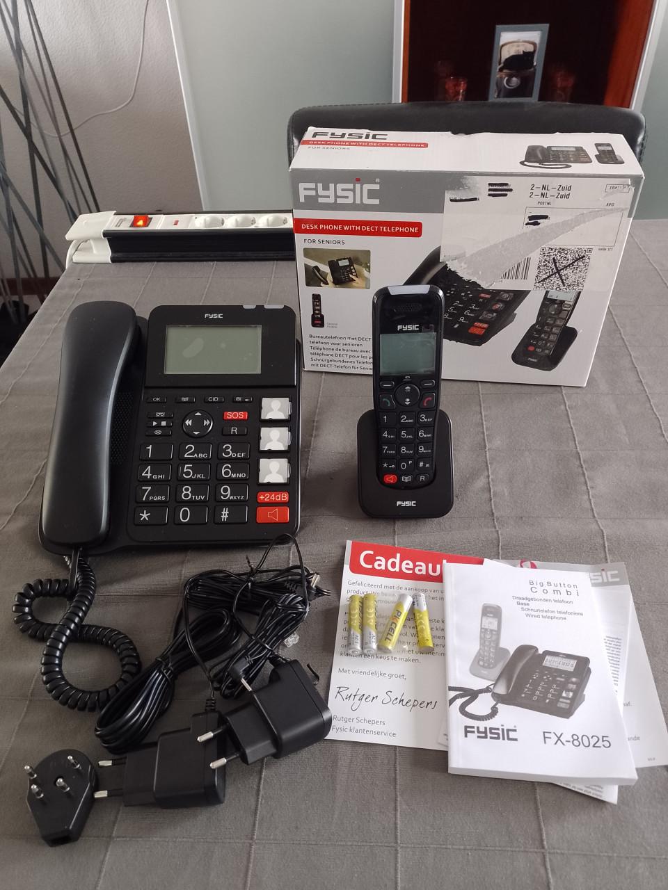 Fysic Seniorentelefoon DECT-FX8025-Nieuw in doos