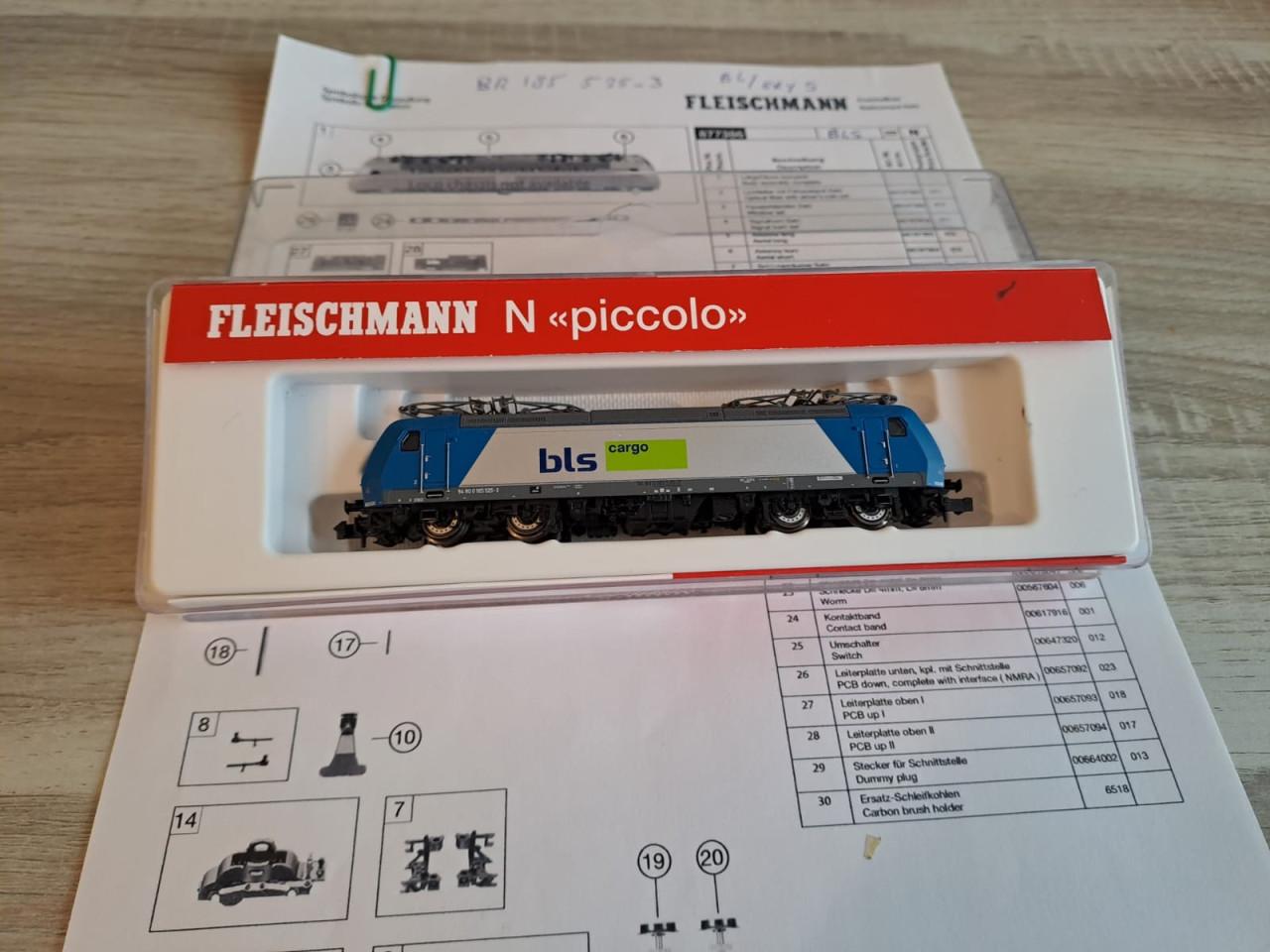 Fleischmann BR 185 / Re 485 BLS N-spoor