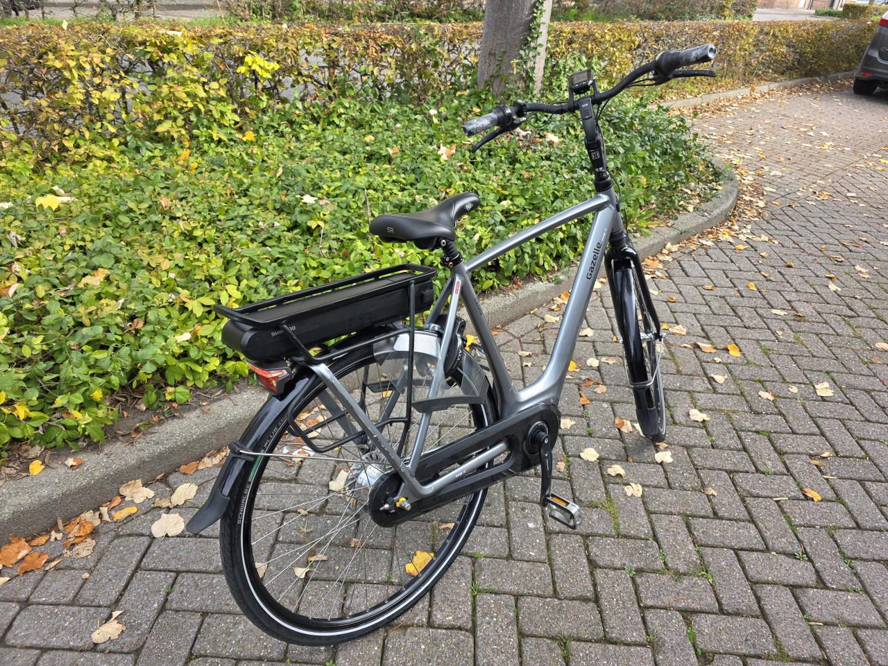 Gazelle Orange elektrische heren fiets met Shimano middenmotor