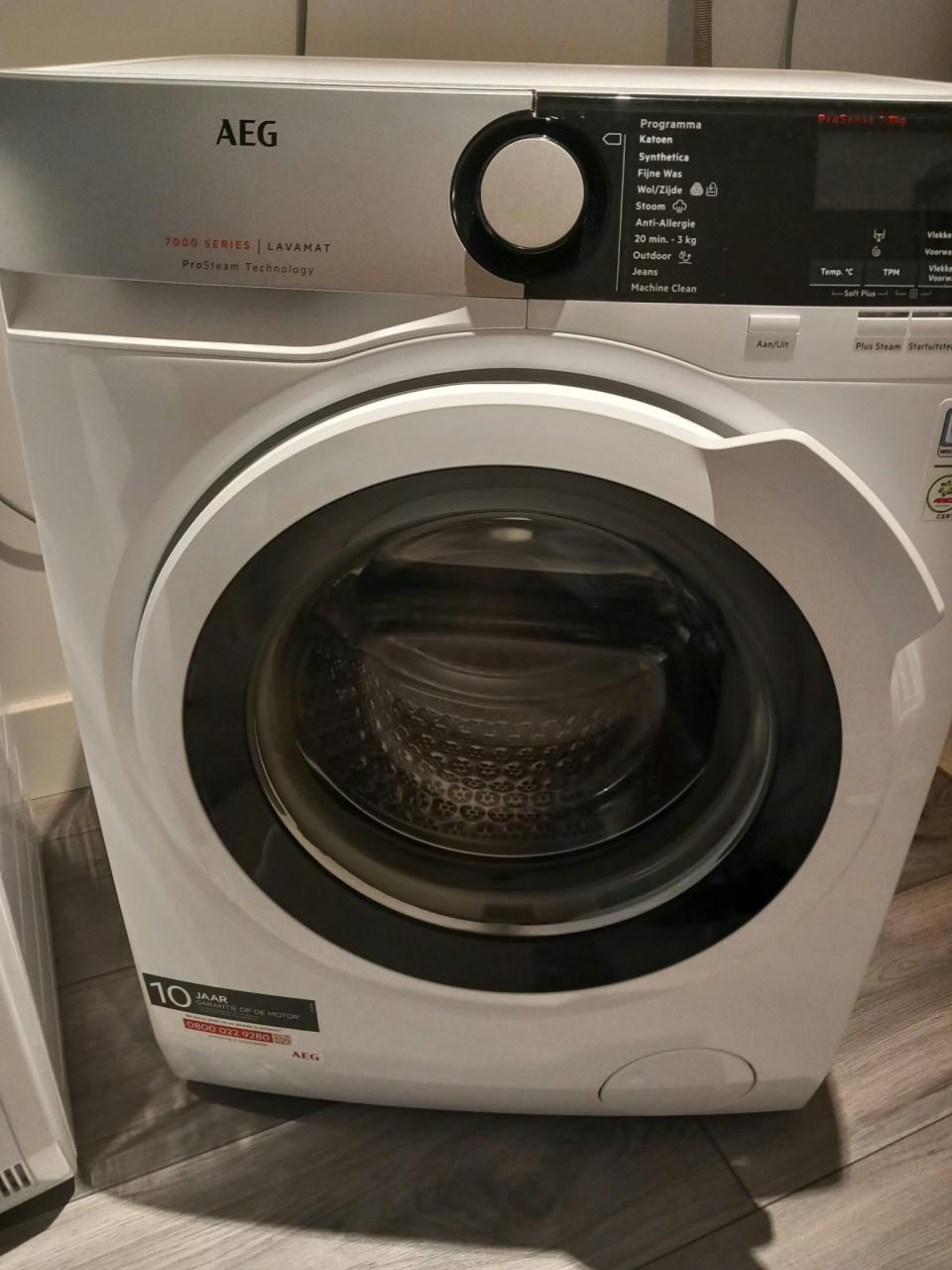 AEG wasmachine lavamat 7000series Prosteam Technology A+++