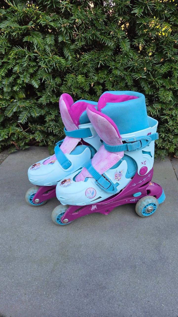 🎈Frozen Inline skates. 🤩Verstelbaar van maat 29 t/m 32.