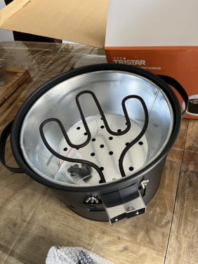TriStar elektrische/houtskool BBQ