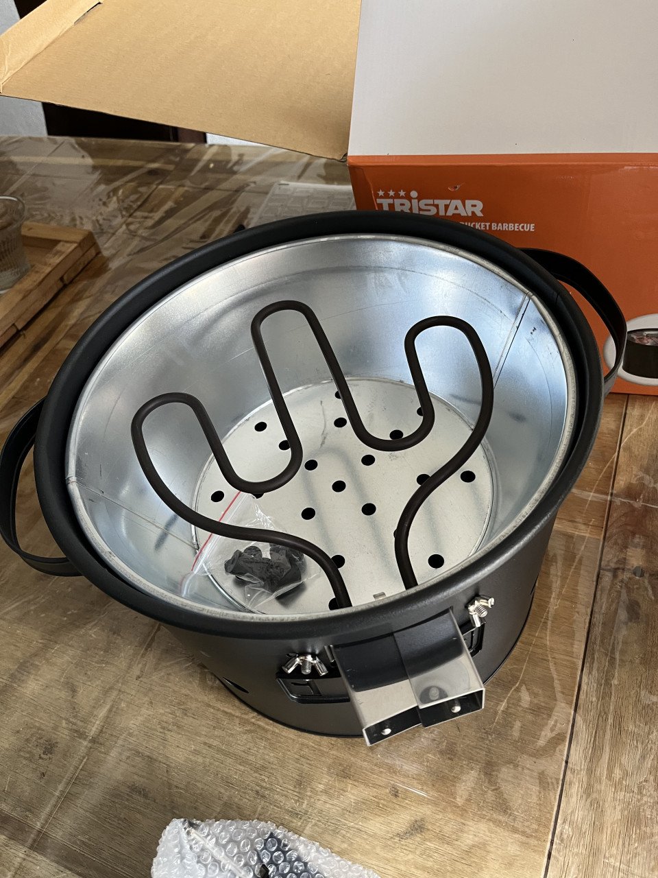 TriStar elektrische/houtskool BBQ