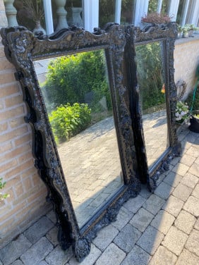 Grote barok spiegels 4 stuks