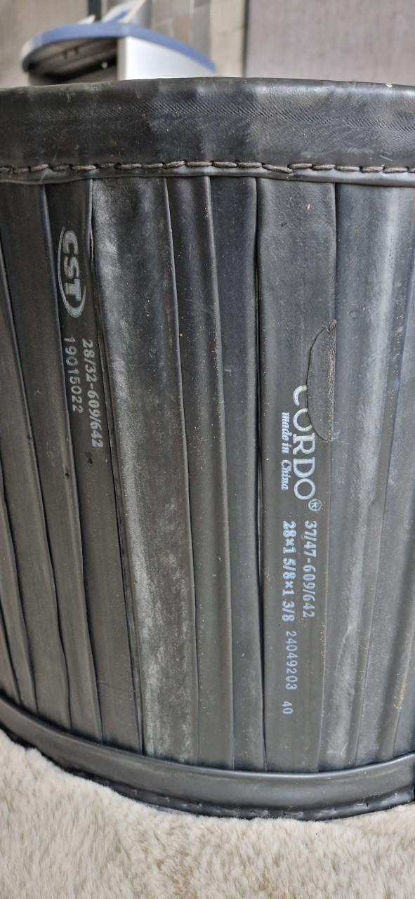 Opbergmand van fietsbanden