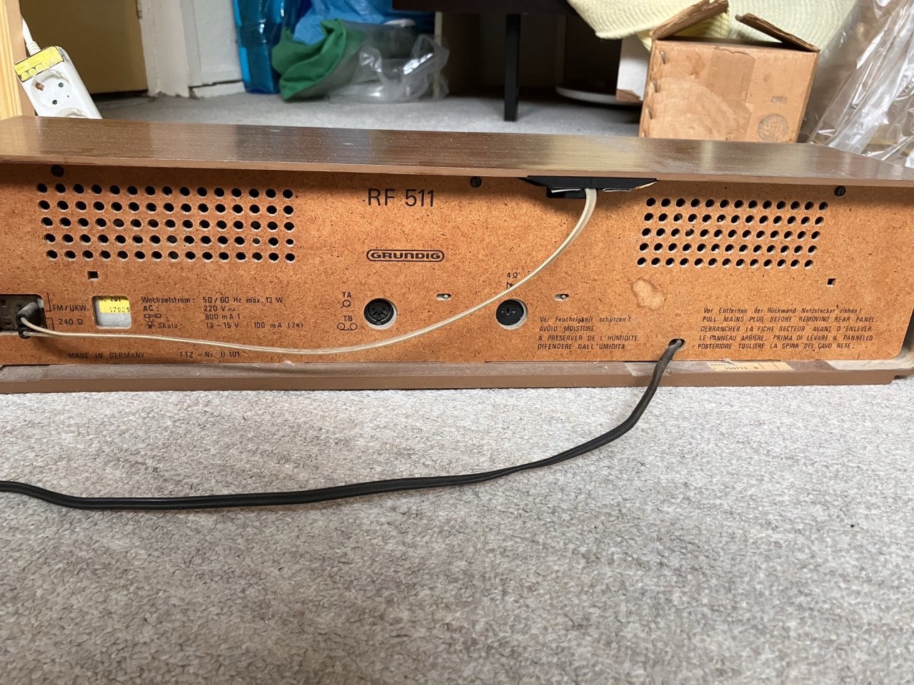 Vintage radio Grundig RF511.
