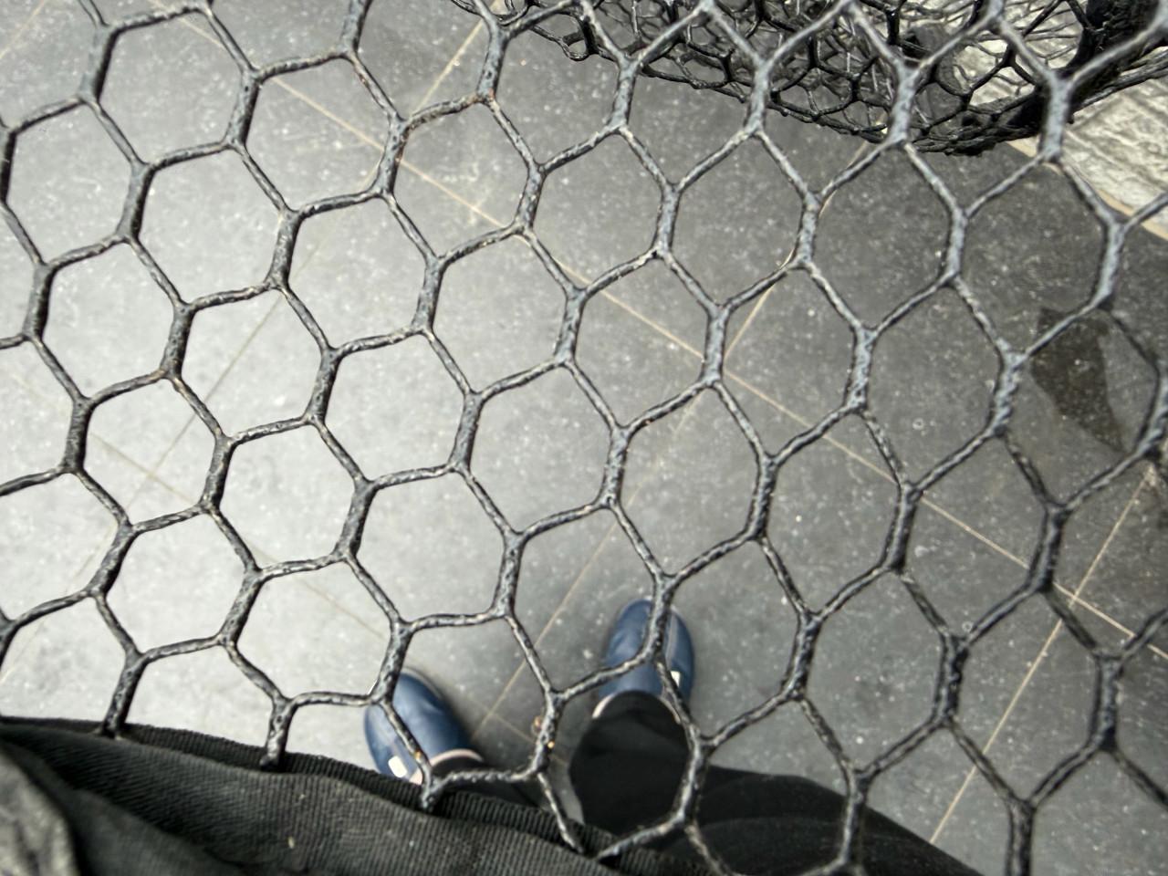 Telescopisch schepnet spro rubber mesh