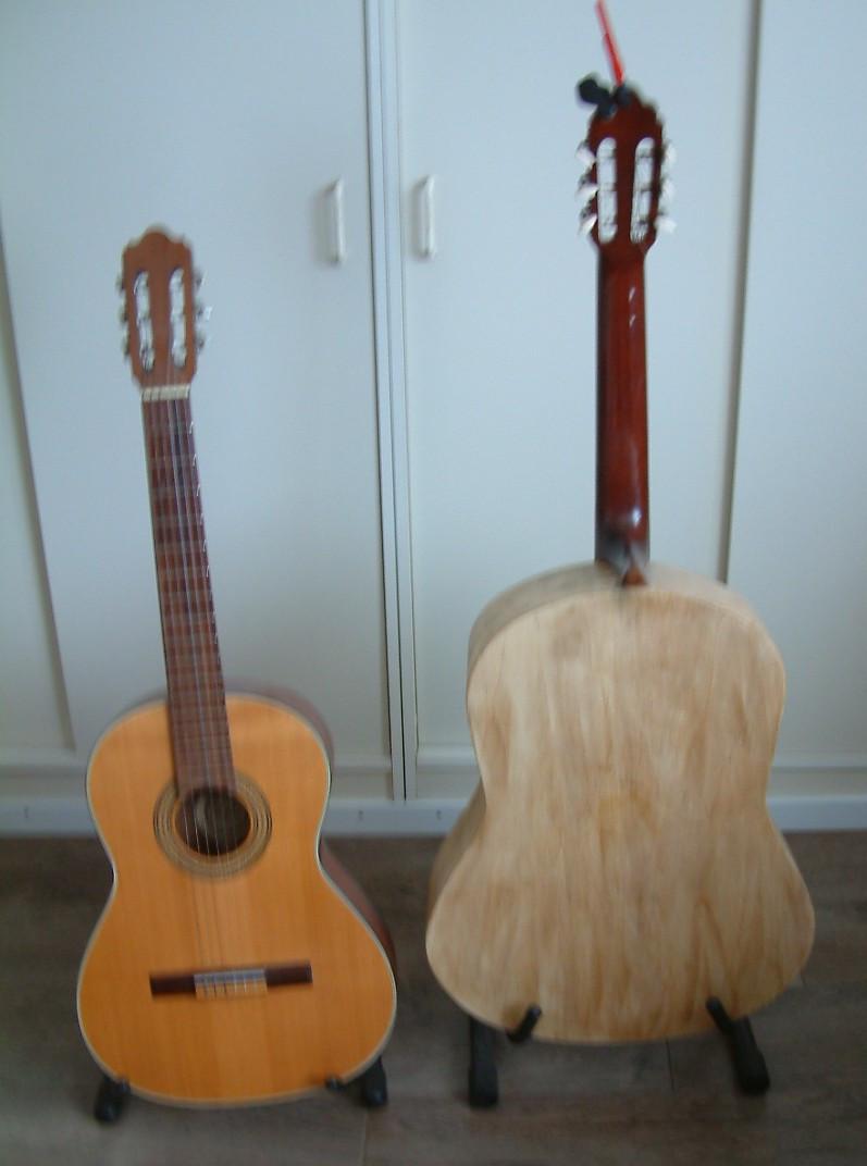 Grote maat gitaar nylon snaren    super mooie klank