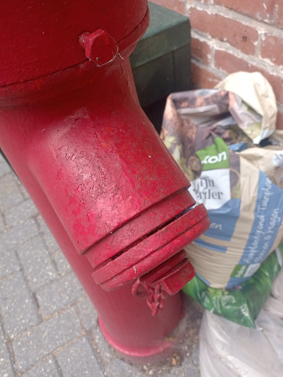 Authentieke bovengrondse brandkraan