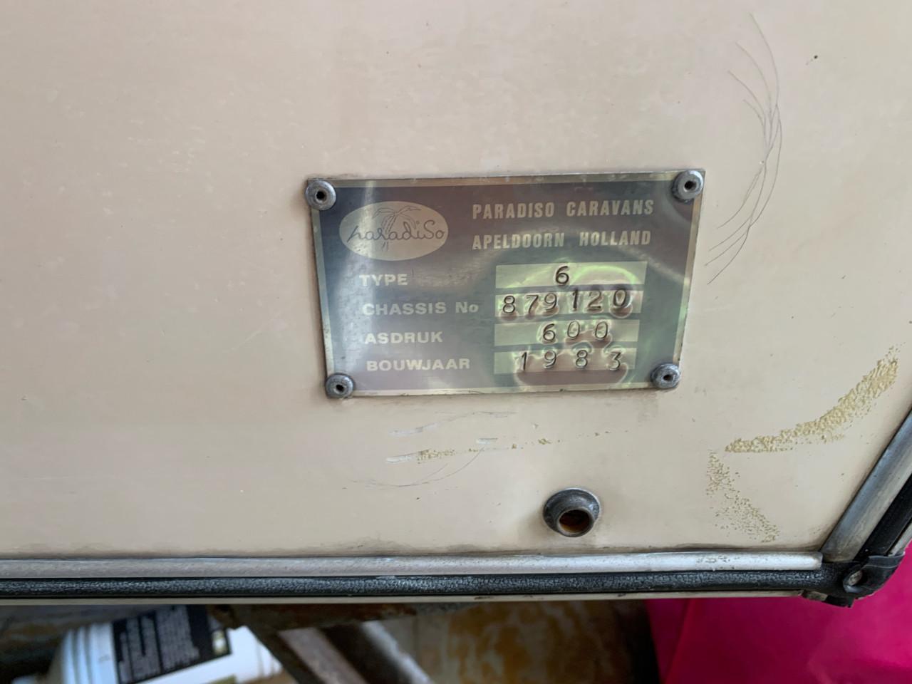 Paradiso vouwwagen uit 1983