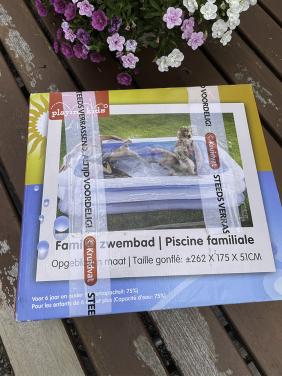 Te koop opblaasbaar zwembadje
