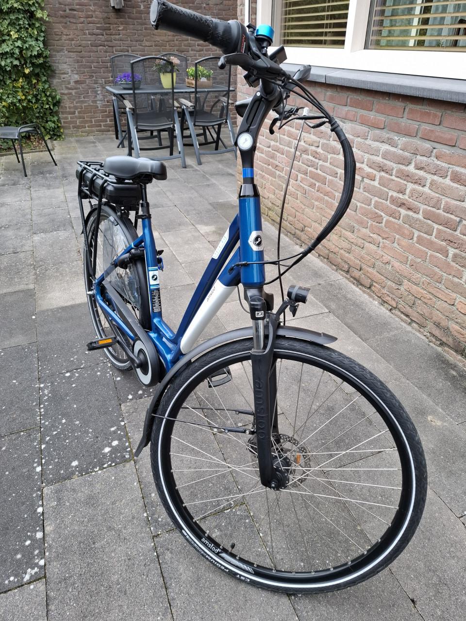 TE KOOP Amslod York MRX-600 Elektrische Fiets (blauw)