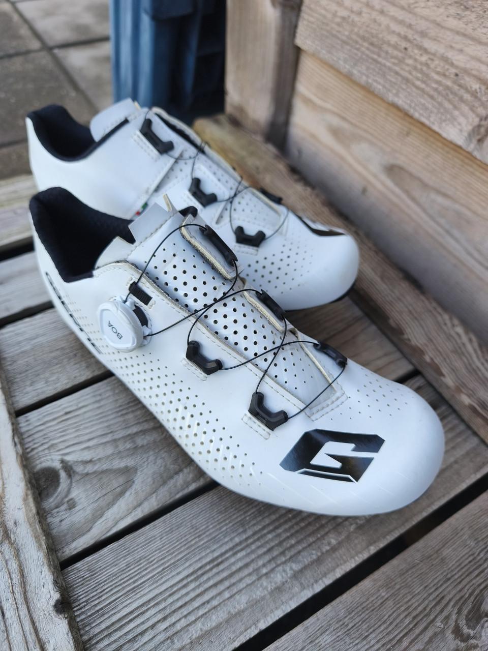 Gaerne race wielerschoen model G-Tuono maat 43.5 matt white