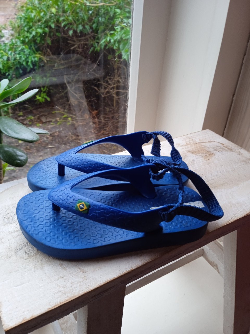 Ipanema slippers blauw ~ slippertjes kind maat 24 (EUR)