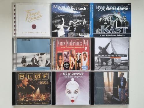 Nederlandstalige CD's (9 stuks incl Bauer, Blof en De Kast)
