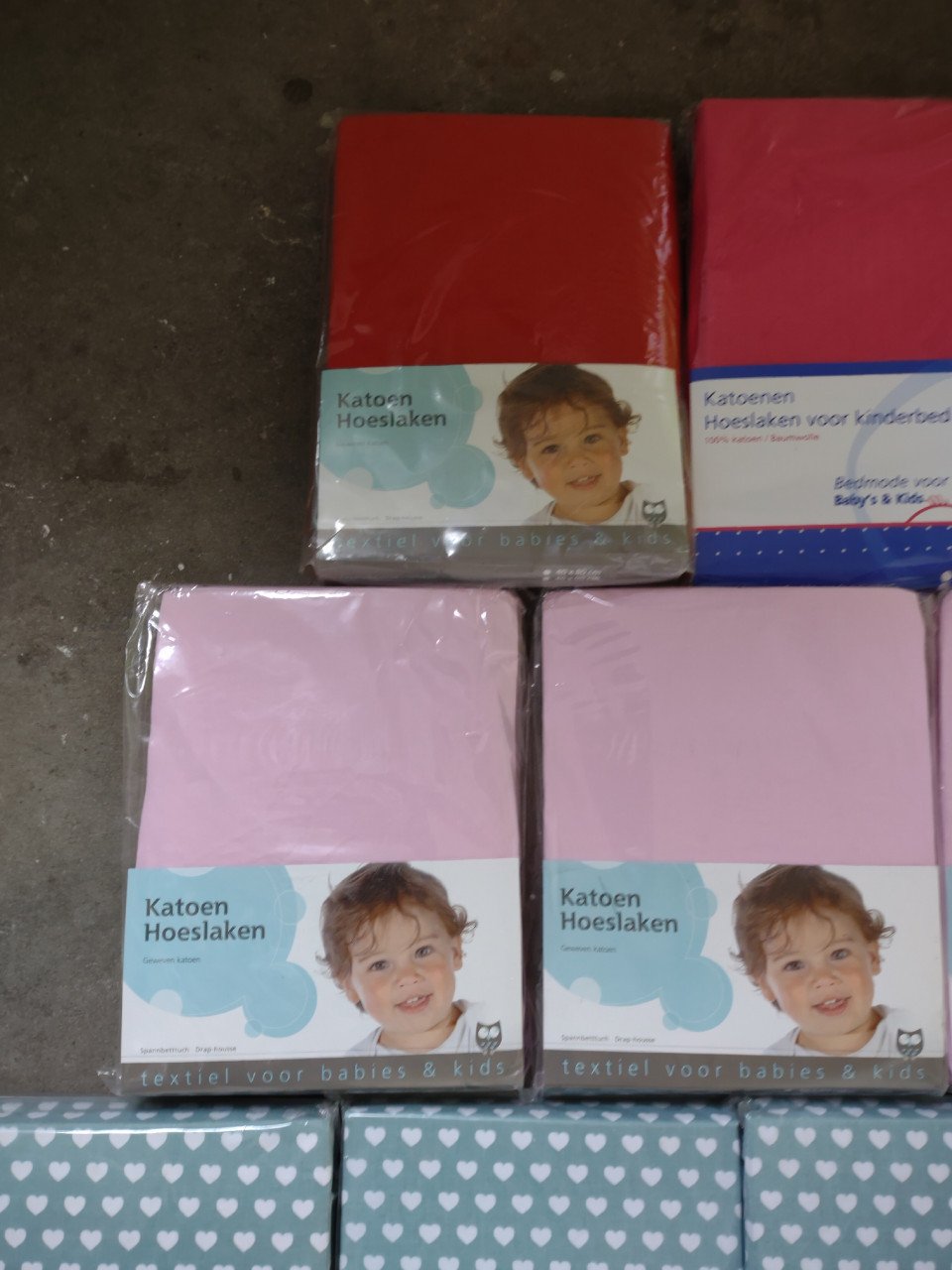 Mooie set, partij ledikant beddengoed nieuw. 60 x 120 cm.