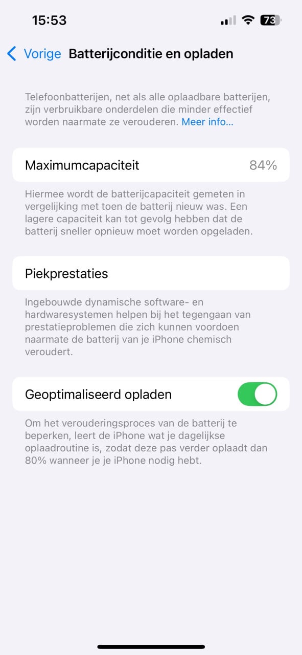 Apple Iphone 13 128GB zwart schadevrij
