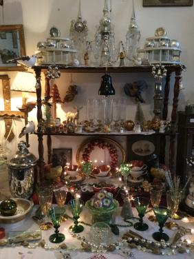Brocantemarkt in Kerstsfeer