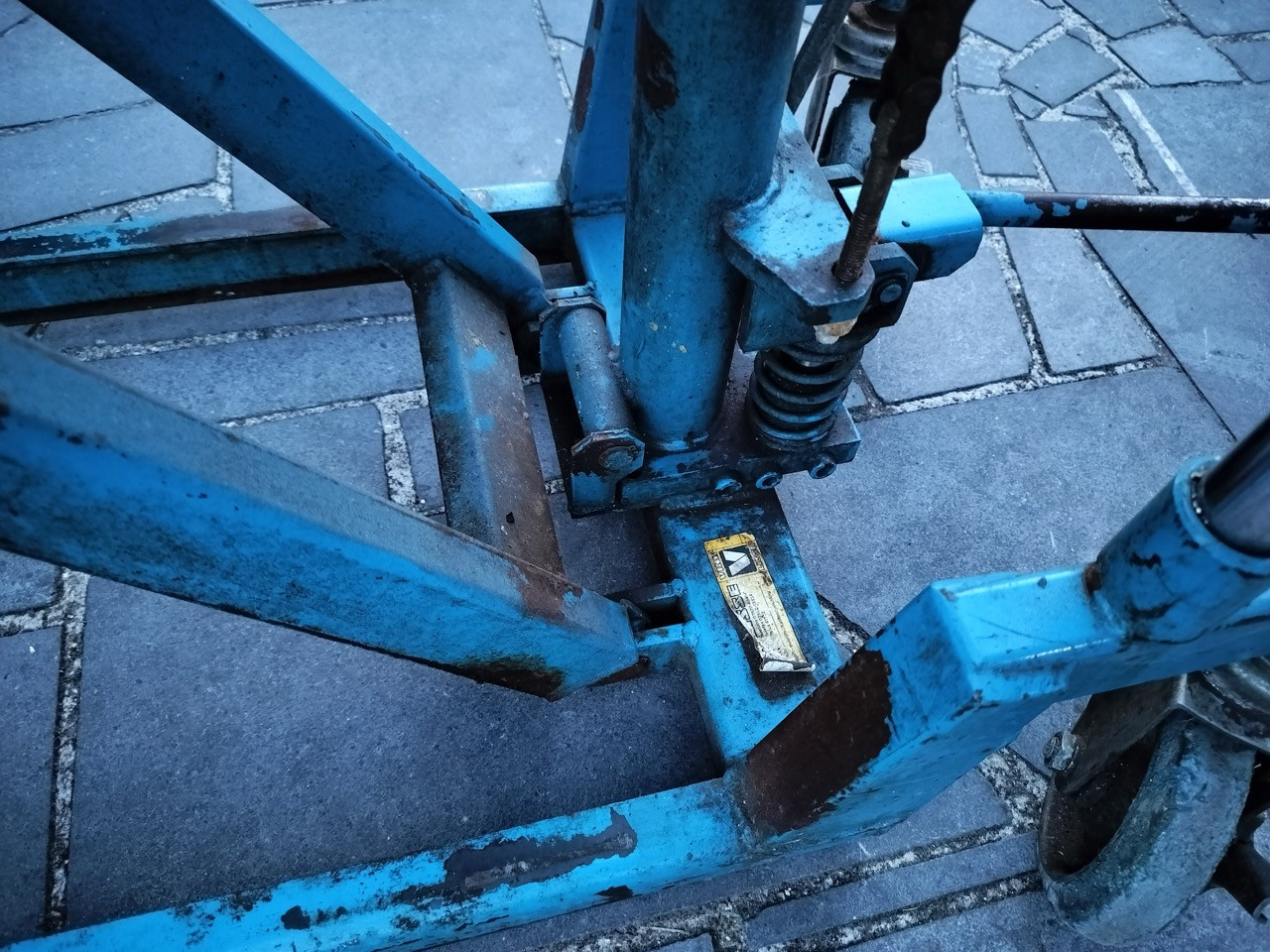 Hydraulische heftafel 150 kg - verrijdbaar