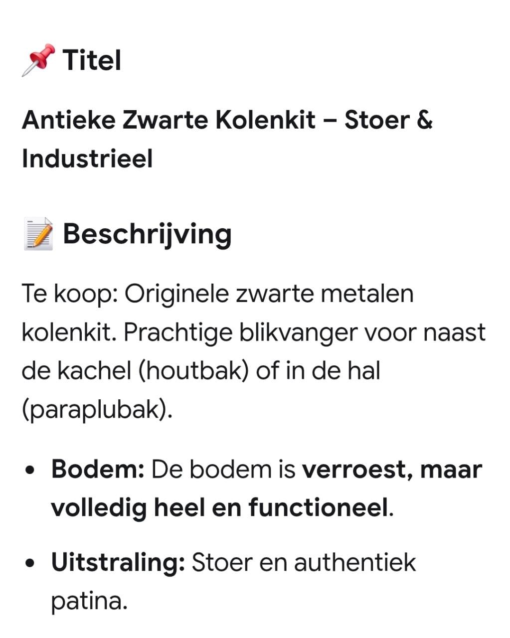 Kolen kit