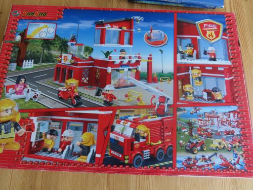 Banbao lego brandweerstation nieuw in doos