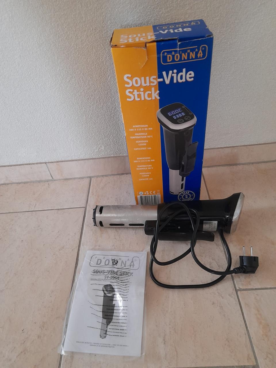 Donna dompelaar Saus-vide stick, 1200 watt (max 90 graden)"
