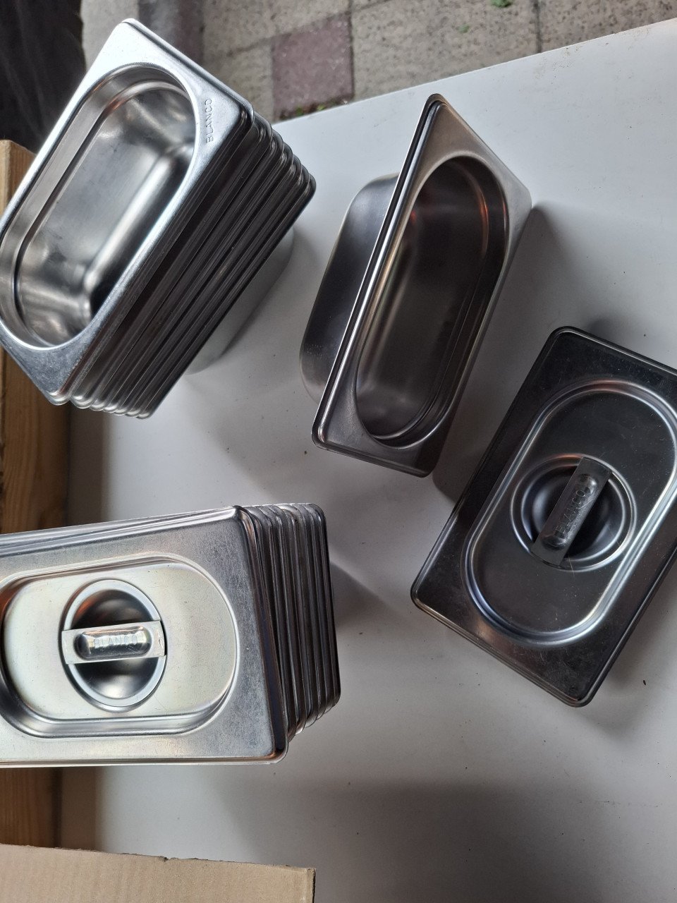 Metalen bakjes 15x voor alles + deksel
