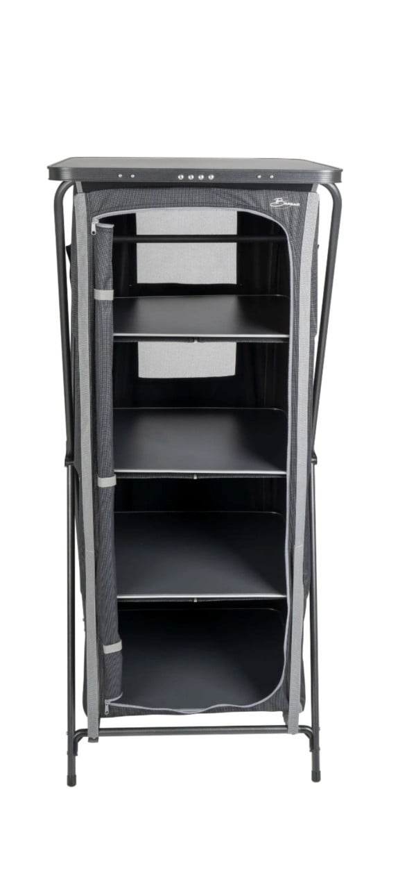 Droogmolen, opstapje,bestekbak, stroomunit, koelbox standaard,
