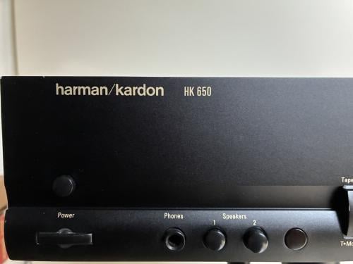 Harman Kardon HK 650 versterker.