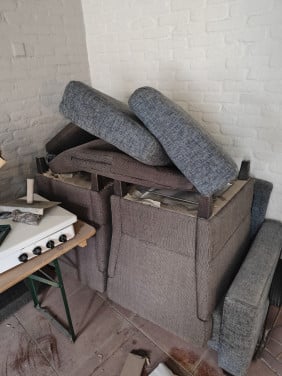 Bank en 2 stoelen