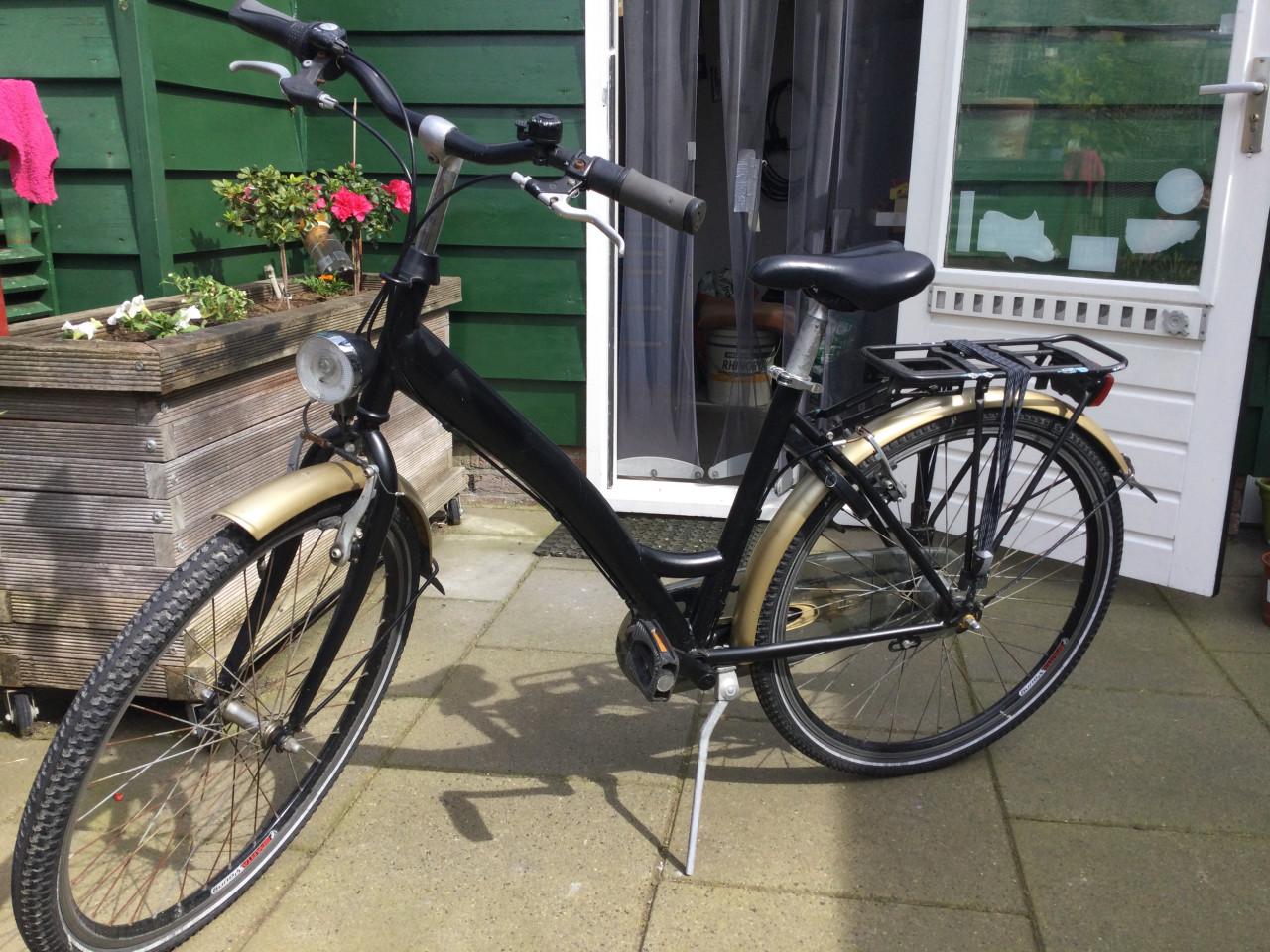 Meisje fiets