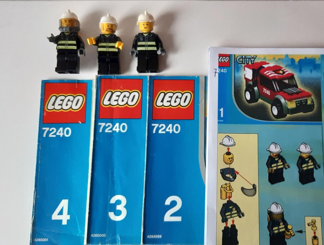 Lego 7240 : Brandweerkazerne met 3 minifiguren.