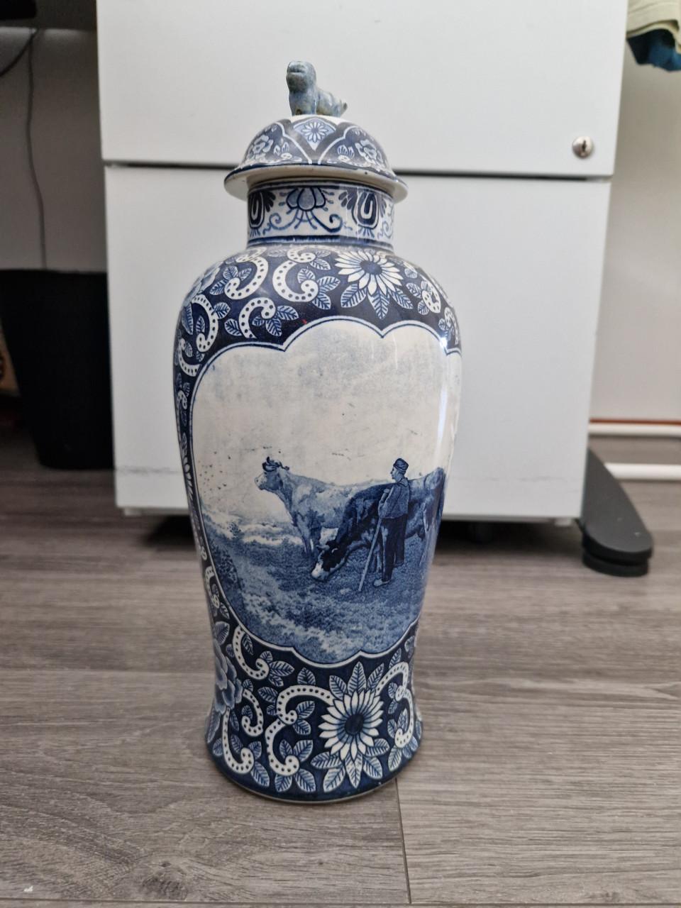 Delfts blauwe vaas