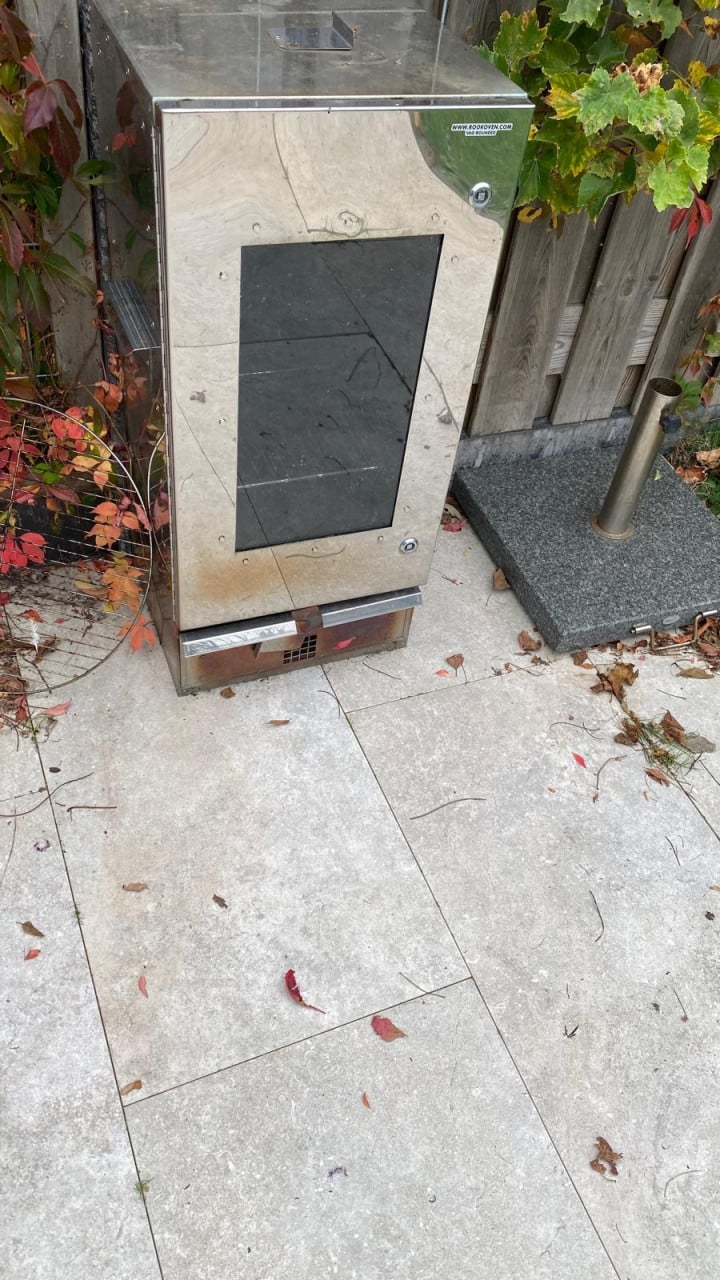Rookoven Scarlino 85 RVS met raam