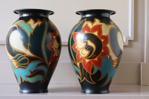 Gouds plateel vazen