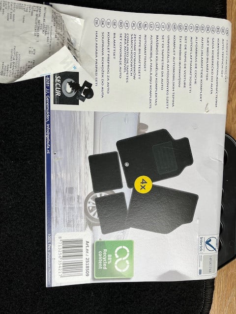 Nieuwe automatten set