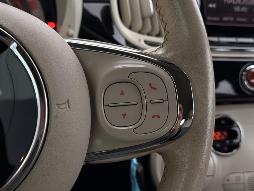 Fiat 500 cabrio lounge 1.2 | automaat | parkeersensoren | led | bluetooth |