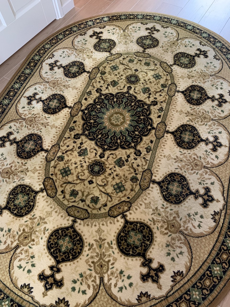 ✨Super Leuk Sfeervol Ovale Vintage Vloerkleed ✨