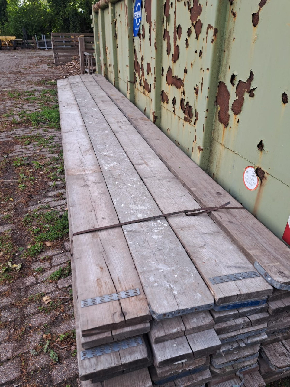 Gebruikte steigerplanken 5m