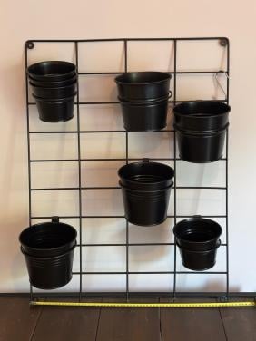 Wandrek inkl. ringen en potten