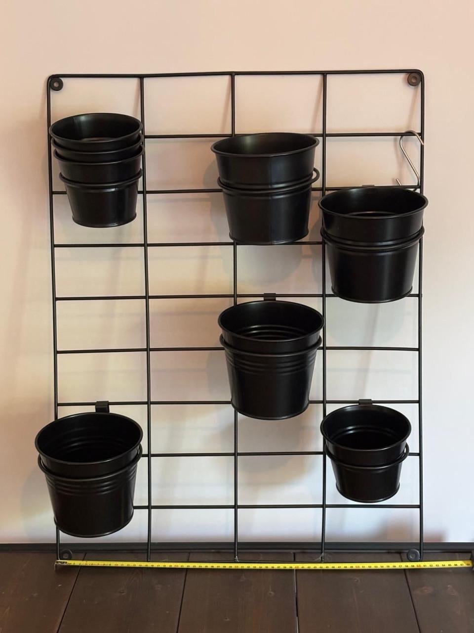 Wandrek inkl. ringen en potten