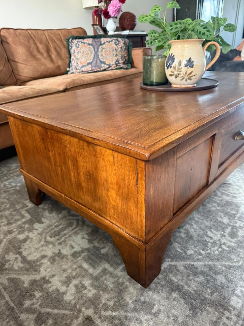 Prachtige Massief Eiken Salontafel | 135 x 75 cm | Tijdloos & Robuust