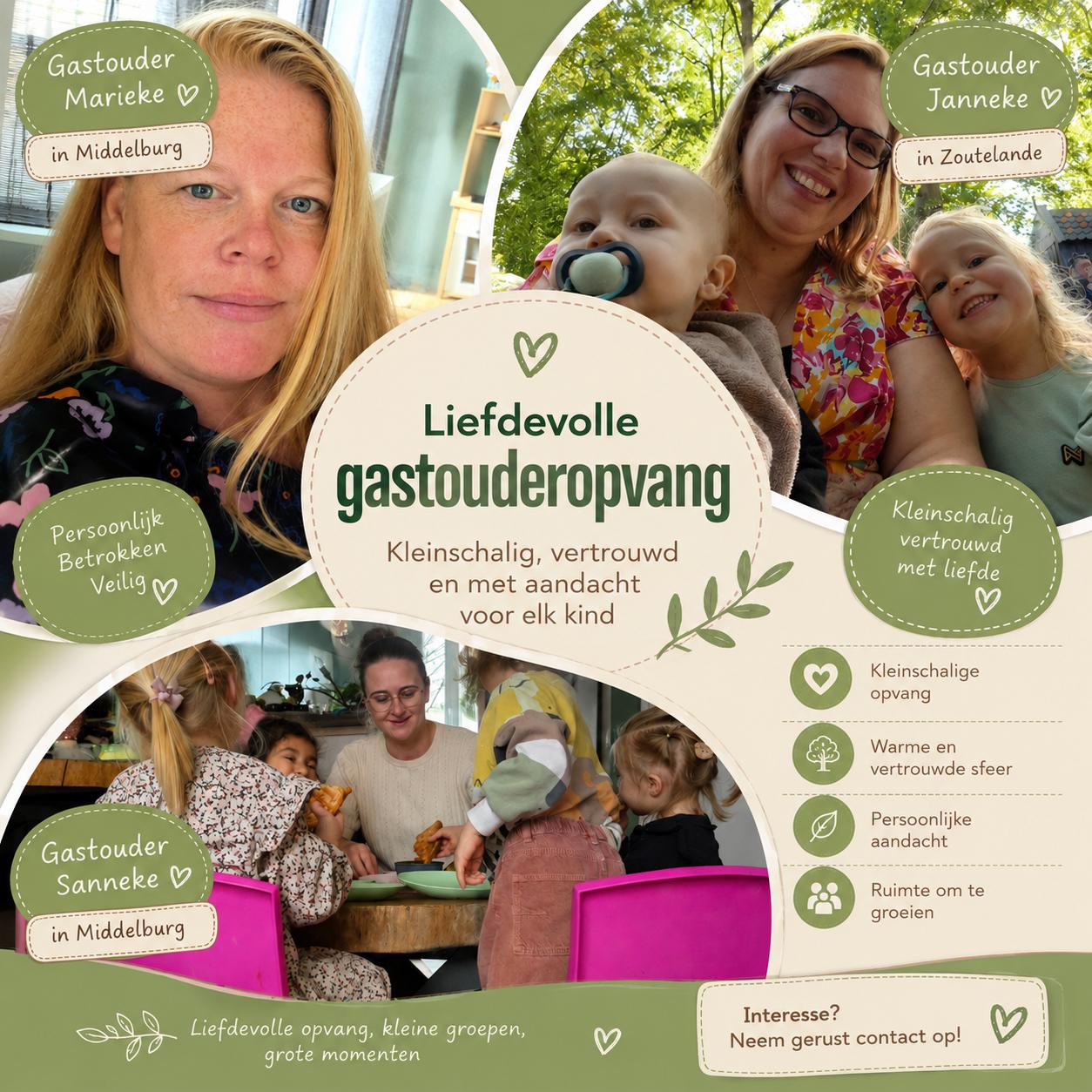 Zoek je een betrouwbare en liefdevolle gastouder voor je kindje(s)?