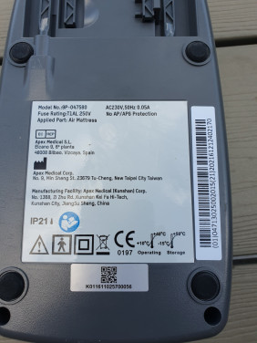 Werkende Domus 1 pomp voor Matrassysteem Domus 1....